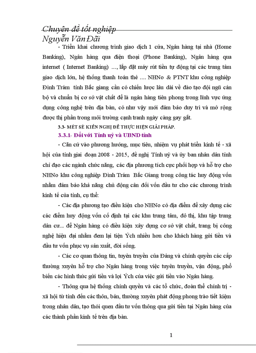 image for page Thực trạng và giải pháp nâng cao hiệu quả huy động vốn tại chi nhánh NHNo PTNT khu công nghiệp Đình Trám tỉnh Bắc Giang