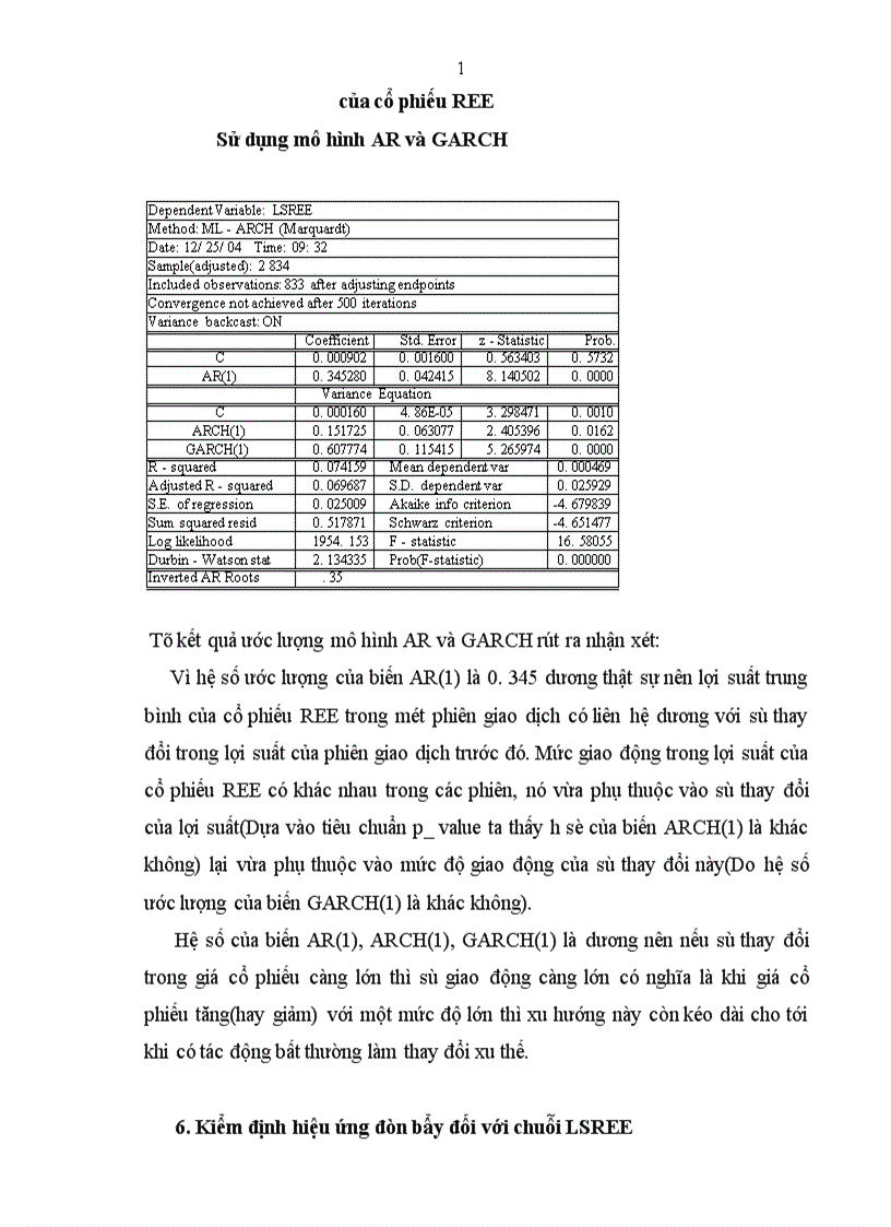 image for page Sử dụng mô hình arch và garch để phân tích và dự báo về giá cổ phiếu trên thị trường chứng khoán việt nam 1