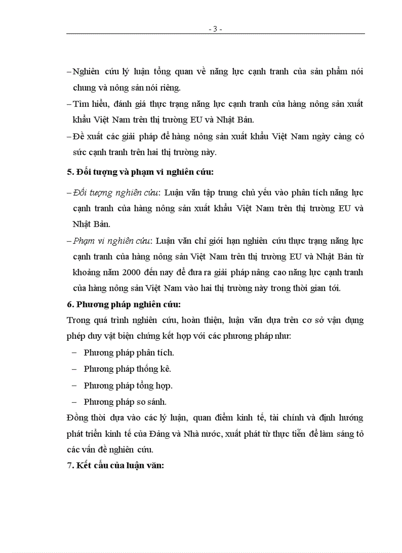 image for page Năng lực cạnh tranh của hàng nông sản xuất khẩu Việt Nam trên thị trường EU và Nhật Bản trong thời kỳ hội nhập WTO