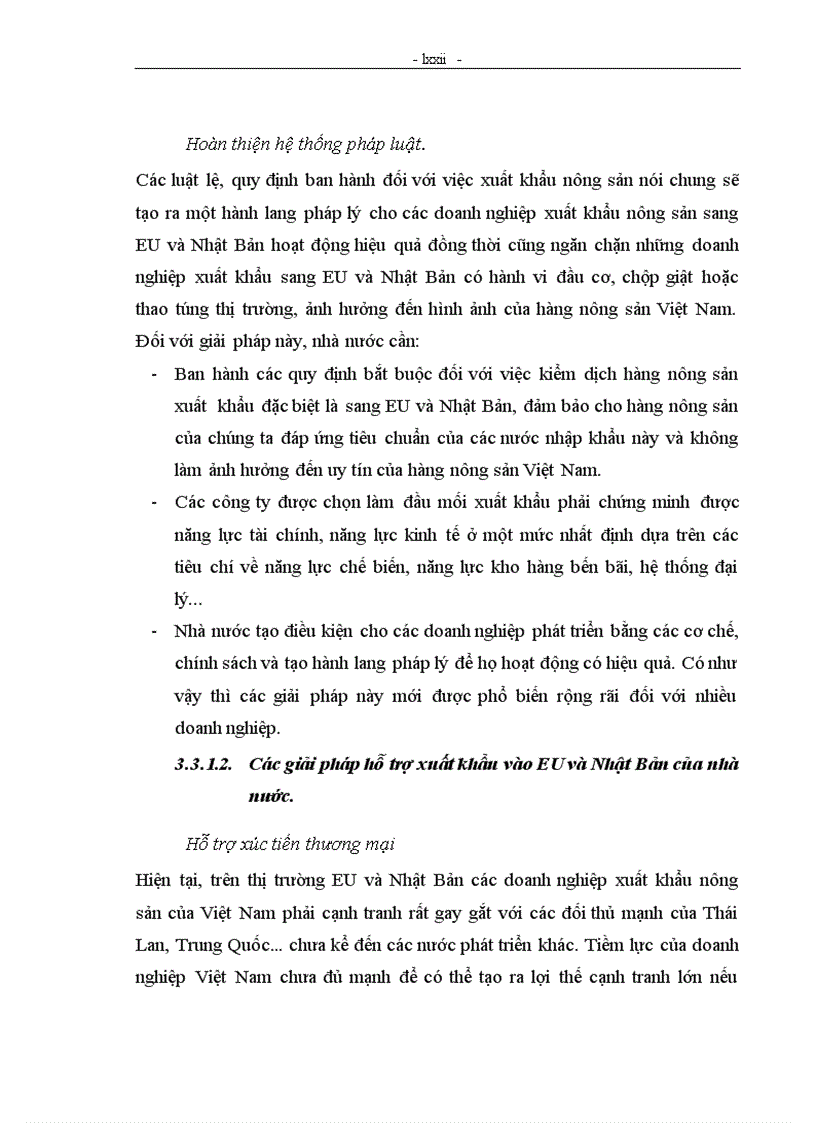 image for page Năng lực cạnh tranh của hàng nông sản xuất khẩu Việt Nam trên thị trường EU và Nhật Bản trong thời kỳ hội nhập WTO