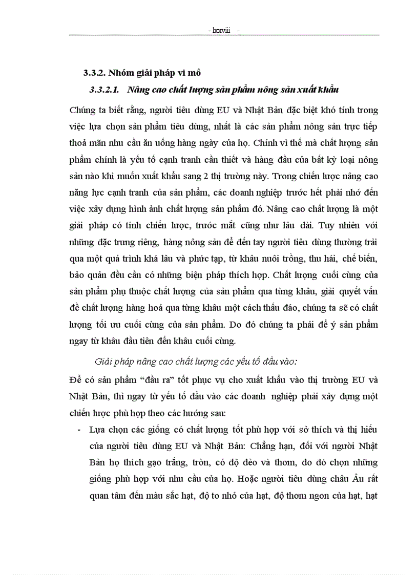 image for page Năng lực cạnh tranh của hàng nông sản xuất khẩu Việt Nam trên thị trường EU và Nhật Bản trong thời kỳ hội nhập WTO