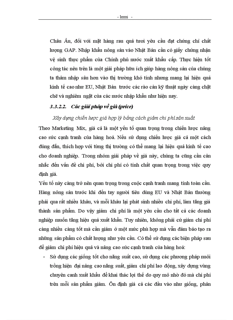 image for page Năng lực cạnh tranh của hàng nông sản xuất khẩu Việt Nam trên thị trường EU và Nhật Bản trong thời kỳ hội nhập WTO