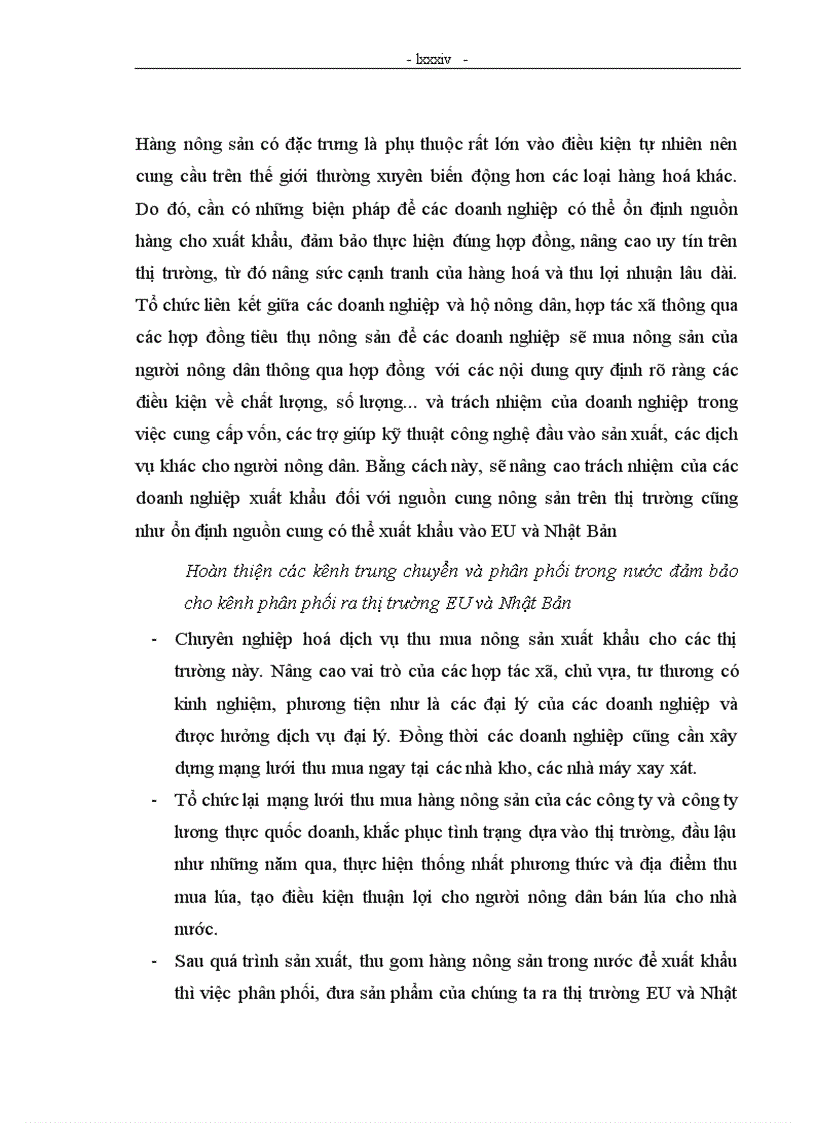 image for page Năng lực cạnh tranh của hàng nông sản xuất khẩu Việt Nam trên thị trường EU và Nhật Bản trong thời kỳ hội nhập WTO