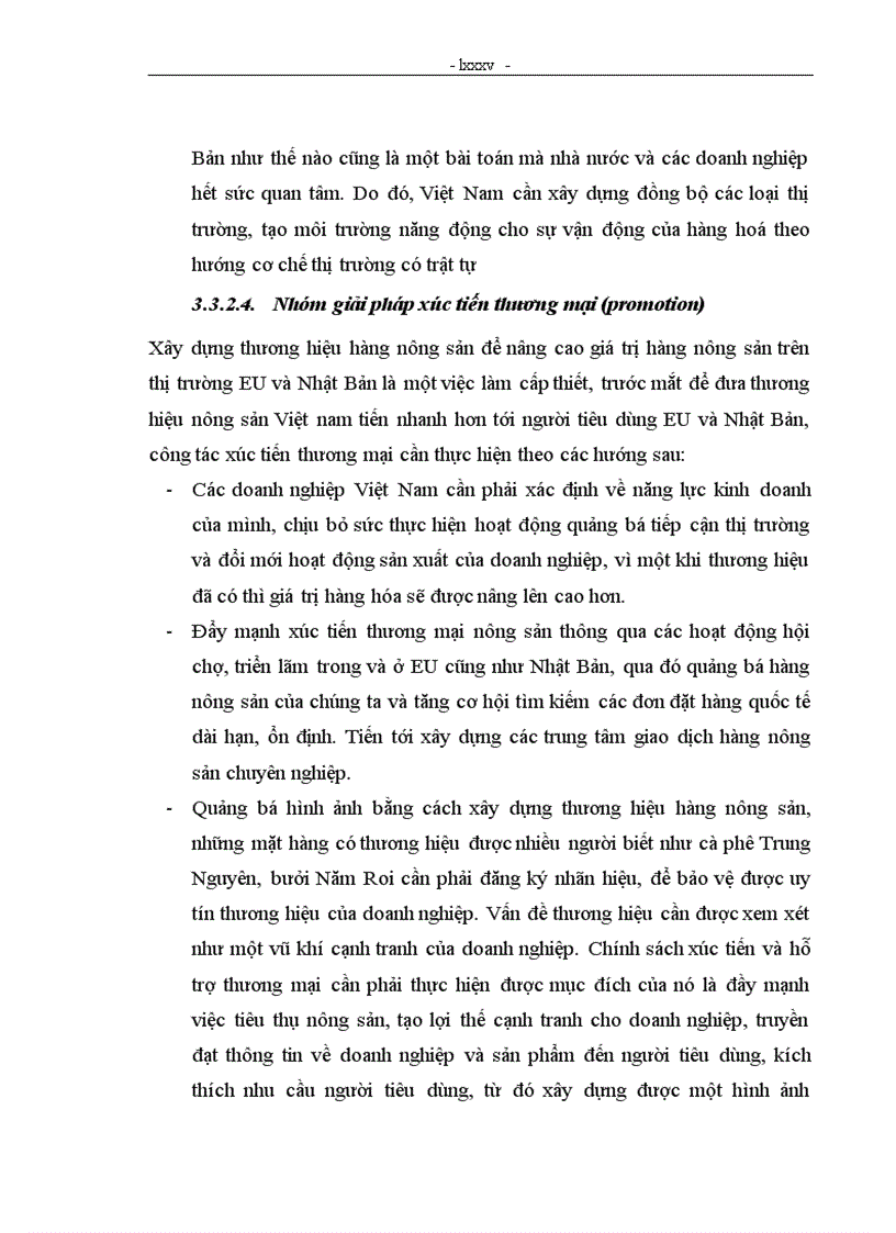 image for page Năng lực cạnh tranh của hàng nông sản xuất khẩu Việt Nam trên thị trường EU và Nhật Bản trong thời kỳ hội nhập WTO