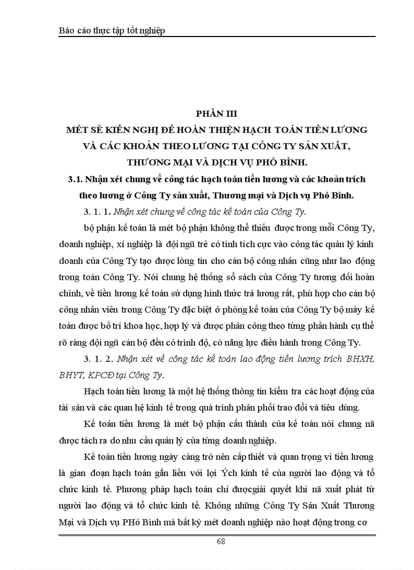 image for page Kế toán tiền lương và các khoản trích theo lương tại Công ty sản xuất Thương Mại và dịch vụ Phú Bình 1