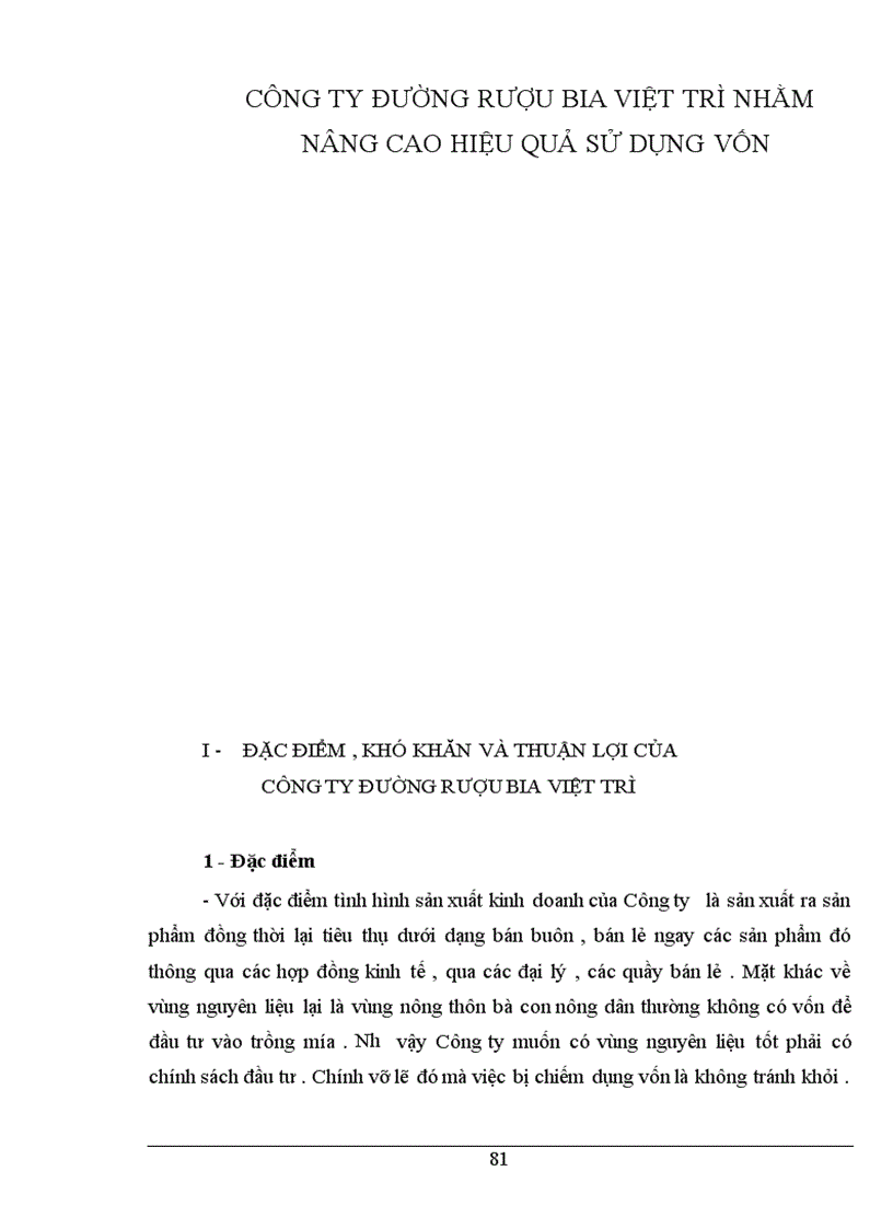 image for page Bảng cân đối kế toán với việc phân tích tình hình tài chính của Công ty đường rượu bia Việt trì 1