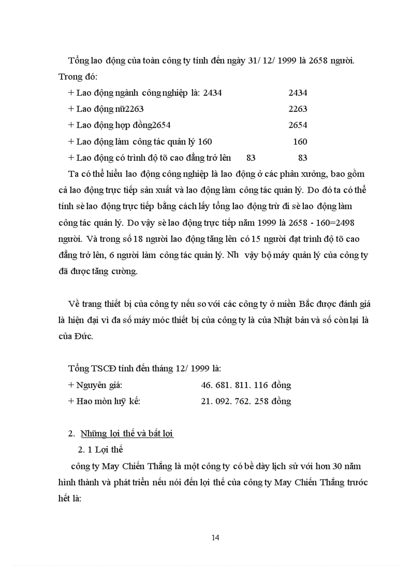 image for page Báo cáo tổng hợp về Công ty may Chiến thắng