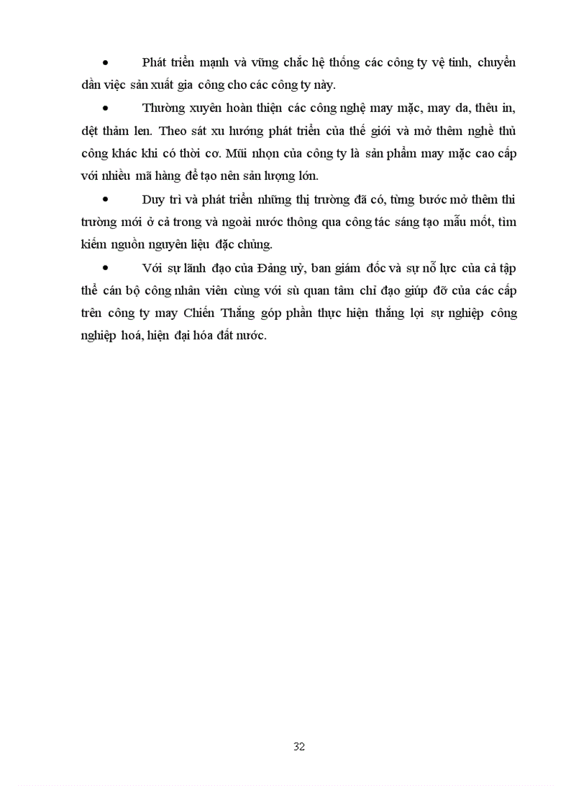 image for page Báo cáo tổng hợp về Công ty may Chiến thắng