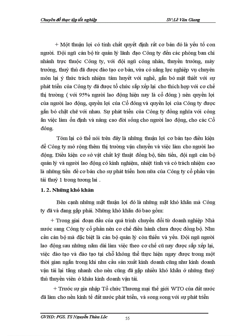 image for page Thực trạng và một số giải pháp phát triển kinh doanh vận tải của Công ty cổ phần vận tải thuỷ 1 1