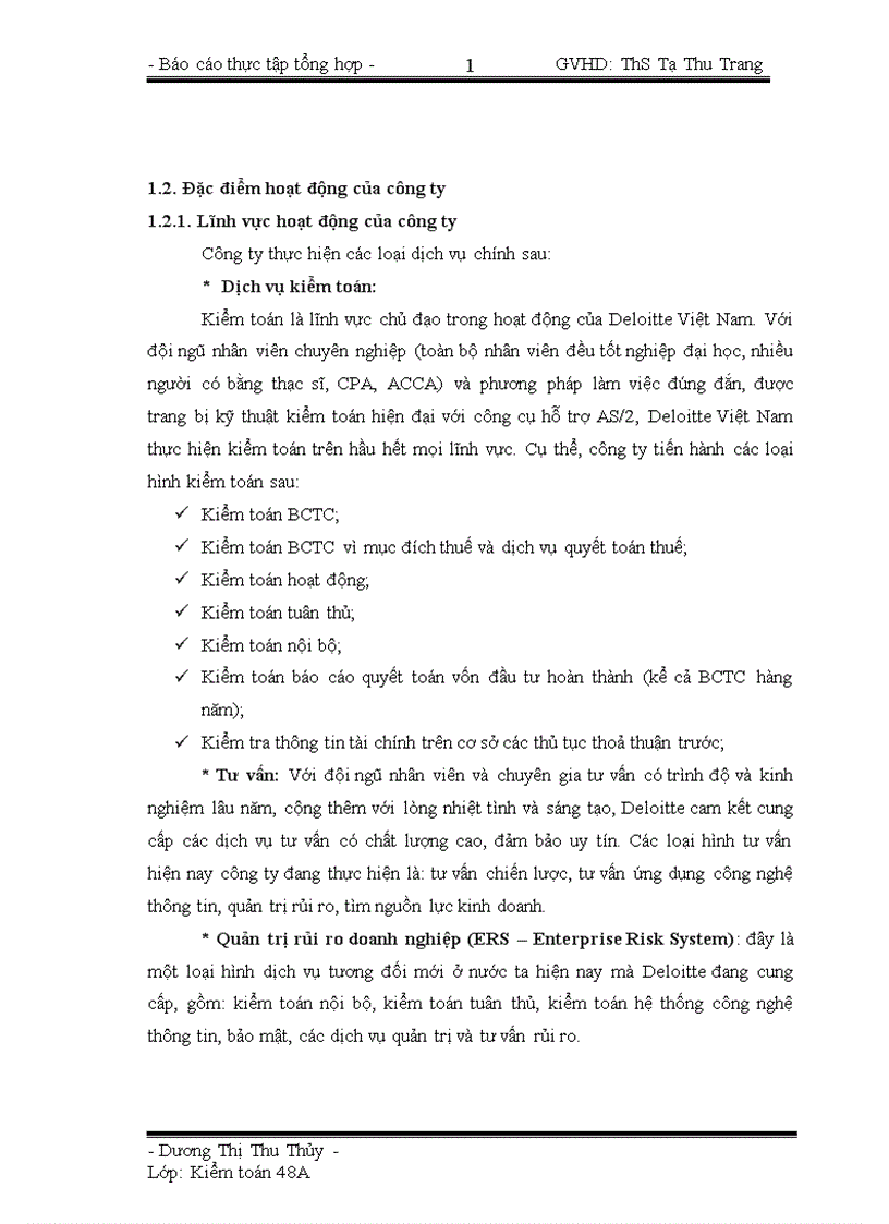 image for page Báo cáo thực tập tổng hợp tại công ty TNHH Deloitte Việt Nam