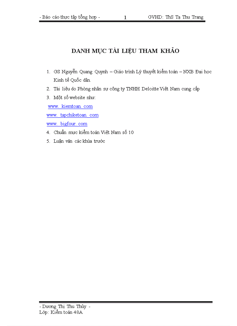 image for page Báo cáo thực tập tổng hợp tại công ty TNHH Deloitte Việt Nam