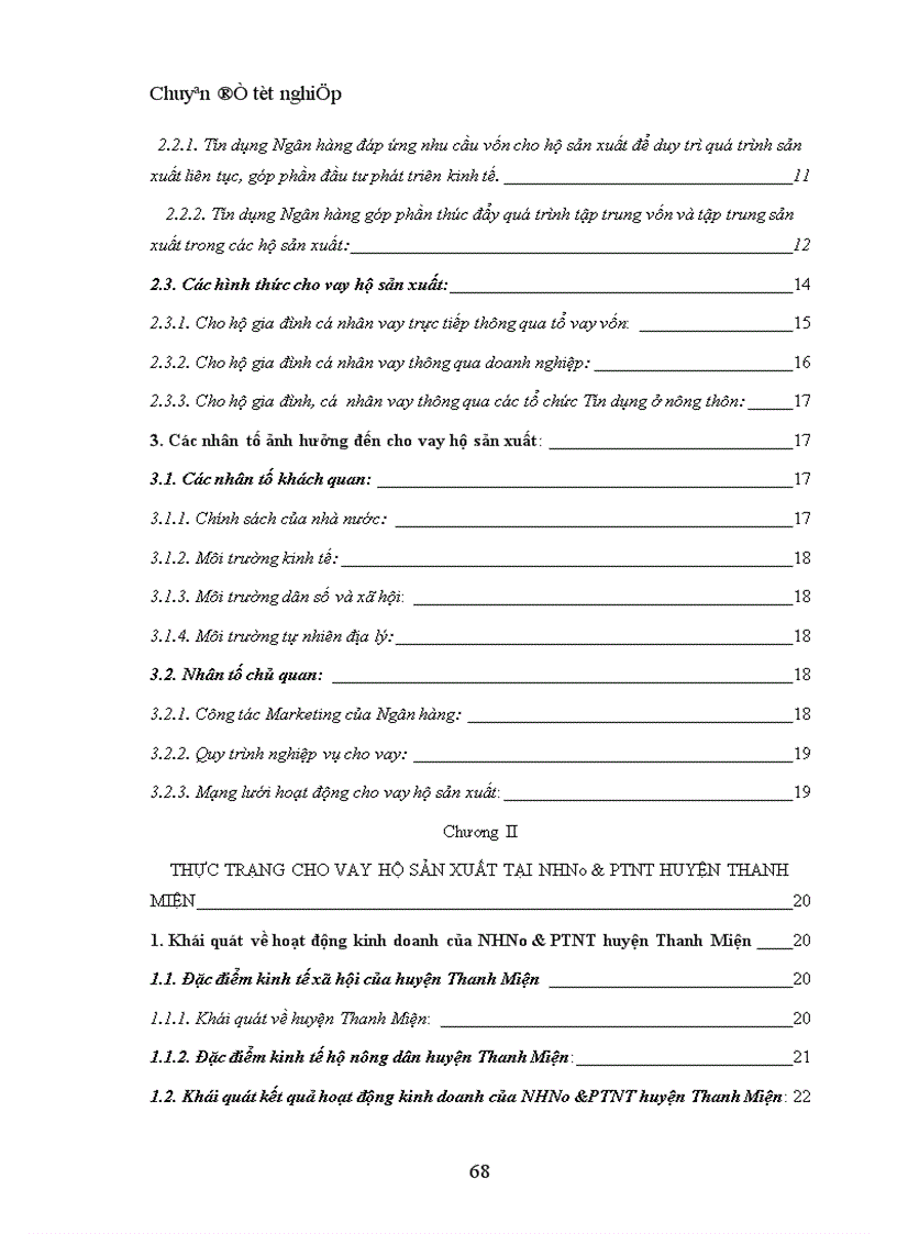 image for page Giải pháp mở rộng cho vay hộ sản xuất tại NHNo PTNT huyện Thanh Miện tỉnh Hải Dương 1