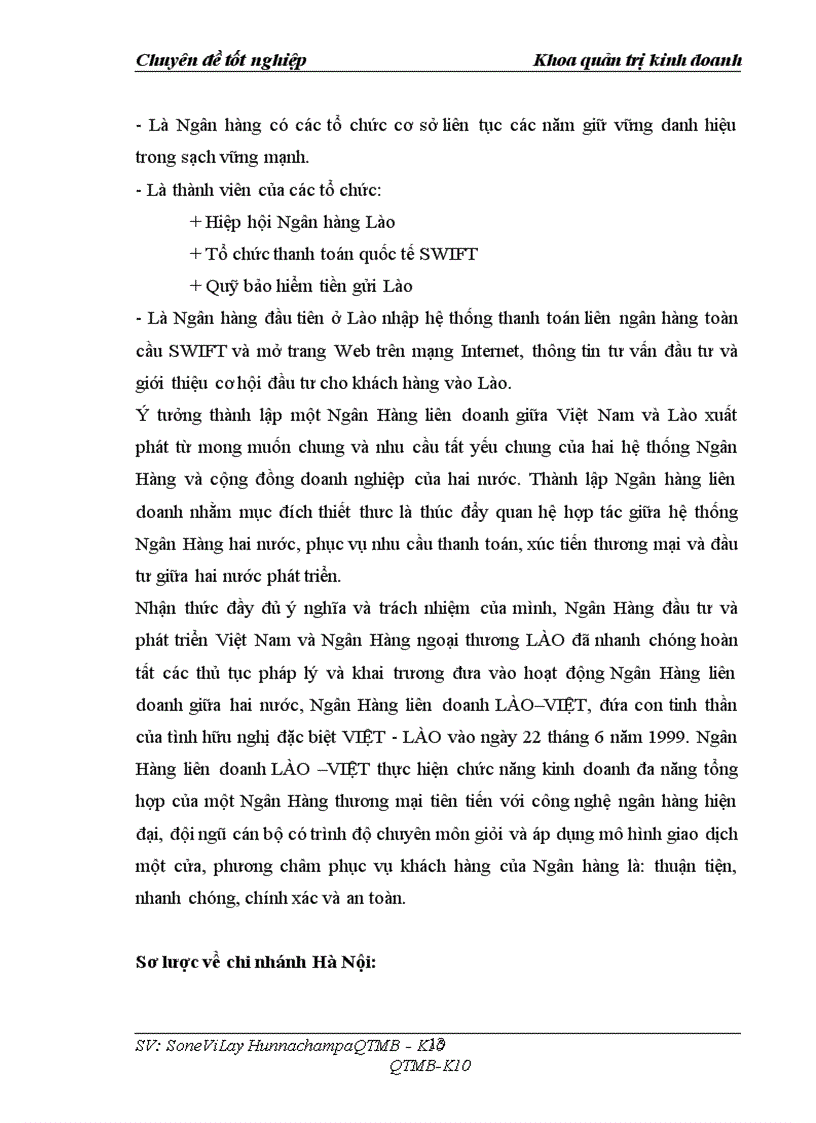 image for page Nâng cao chất lượng huy động vốn tại Ngân hàng Liên doanh Lào Việt chi nhánh Hà Nội