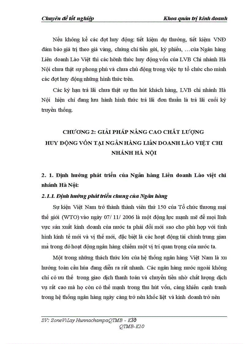 image for page Nâng cao chất lượng huy động vốn tại Ngân hàng Liên doanh Lào Việt chi nhánh Hà Nội