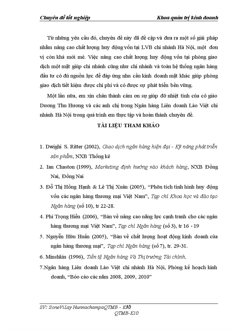 image for page Nâng cao chất lượng huy động vốn tại Ngân hàng Liên doanh Lào Việt chi nhánh Hà Nội