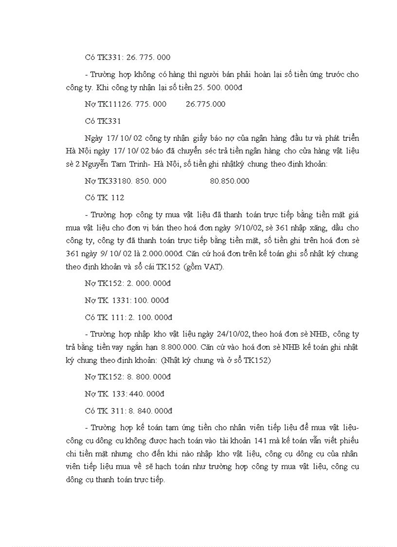 image for page Tổ chức công tác kế toán nguyên vật liệu công cụ dụng cụ ở Công ty cổ phần xây dựng Phương Nam 1