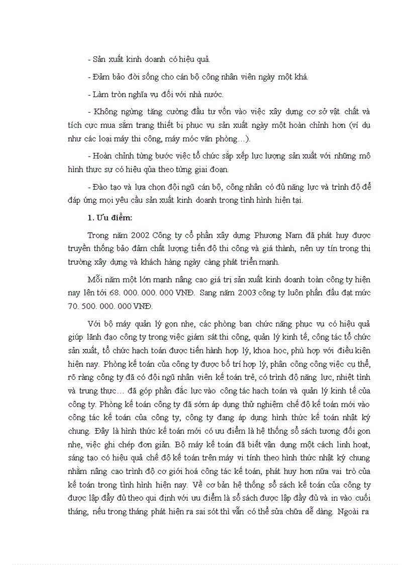 image for page Tổ chức công tác kế toán nguyên vật liệu công cụ dụng cụ ở Công ty cổ phần xây dựng Phương Nam 1