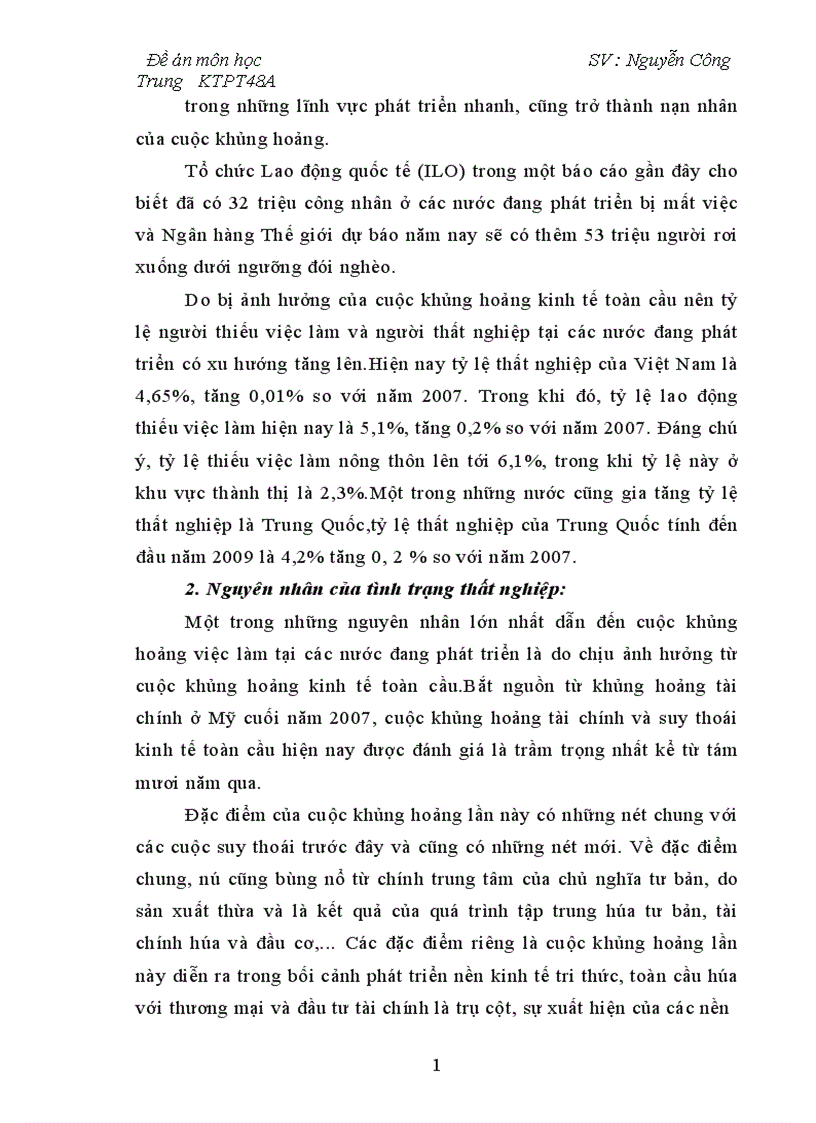 image for page Giải quyết vấn đề thất nghiệp sau khủng hoảng kinh tế tại tỉnh Nghệ An