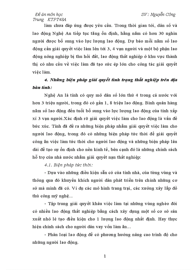 image for page Giải quyết vấn đề thất nghiệp sau khủng hoảng kinh tế tại tỉnh Nghệ An