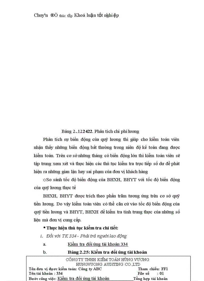 image for page Hoàn thiện kiểm toán chu trình tiền lương và nhân viên trong kiểm toán Báo cáo tài chính do Công ty Kiểm toán HVAC thực hiện 1