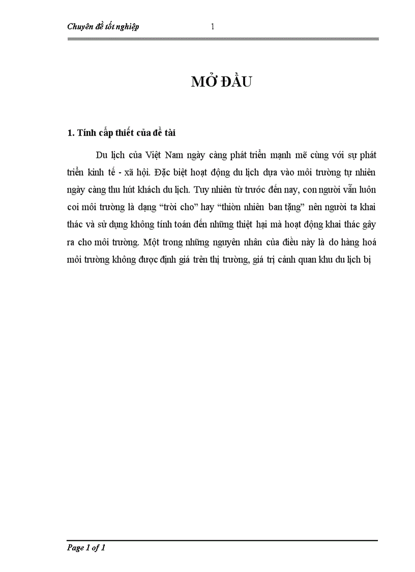 image for page Lượng giá giá trị cảnh quan khu du lịch hồ Thác Bà bằng phương pháp chi phí du lịch 1