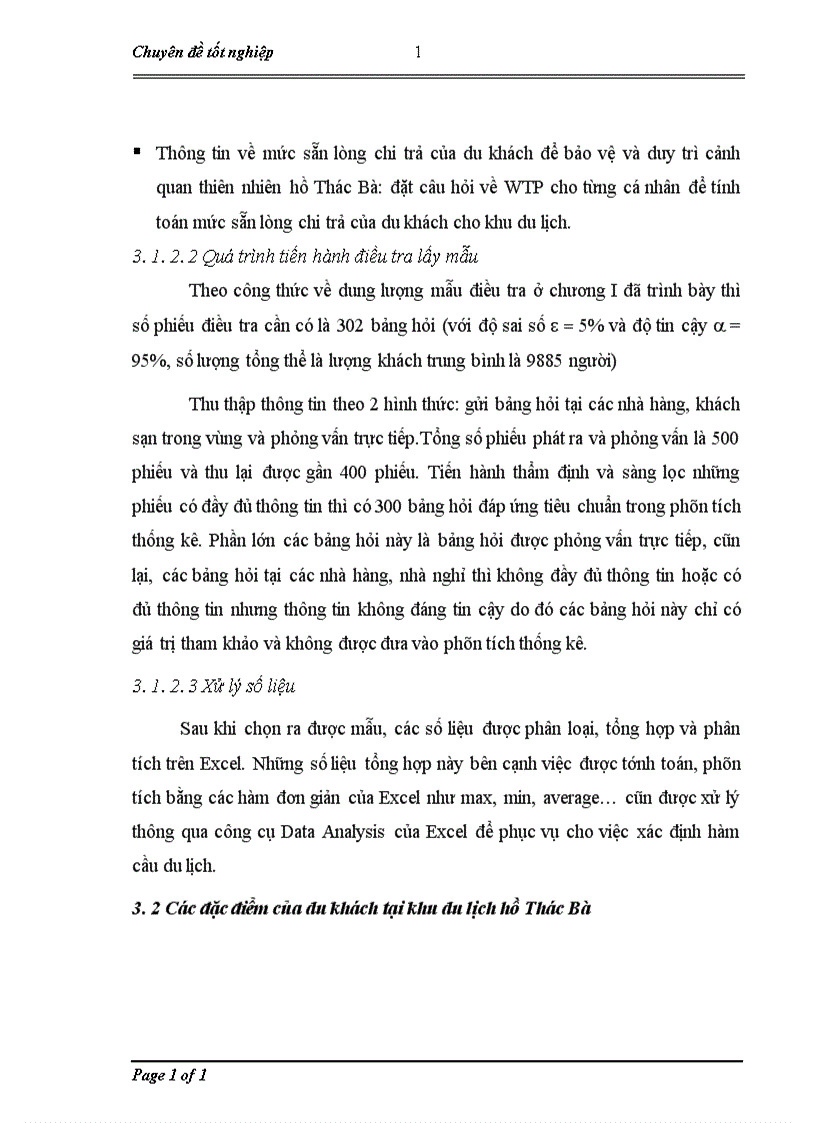 image for page Lượng giá giá trị cảnh quan khu du lịch hồ Thác Bà bằng phương pháp chi phí du lịch 1