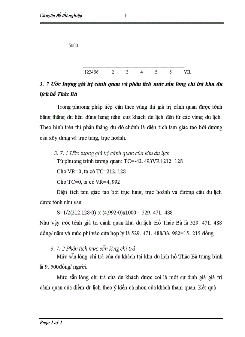 image for page Lượng giá giá trị cảnh quan khu du lịch hồ Thác Bà bằng phương pháp chi phí du lịch 1