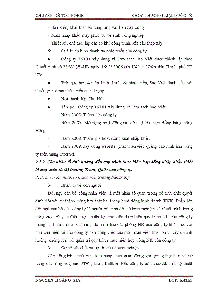 image for page Quản trị quy trình thực hiện hợp đồng nhập khẩu máy móc thiết bị xây dựng từ thị trường Trung Quốc của Công ty TNHH xây dựng và làm sạch Sao Việt 1