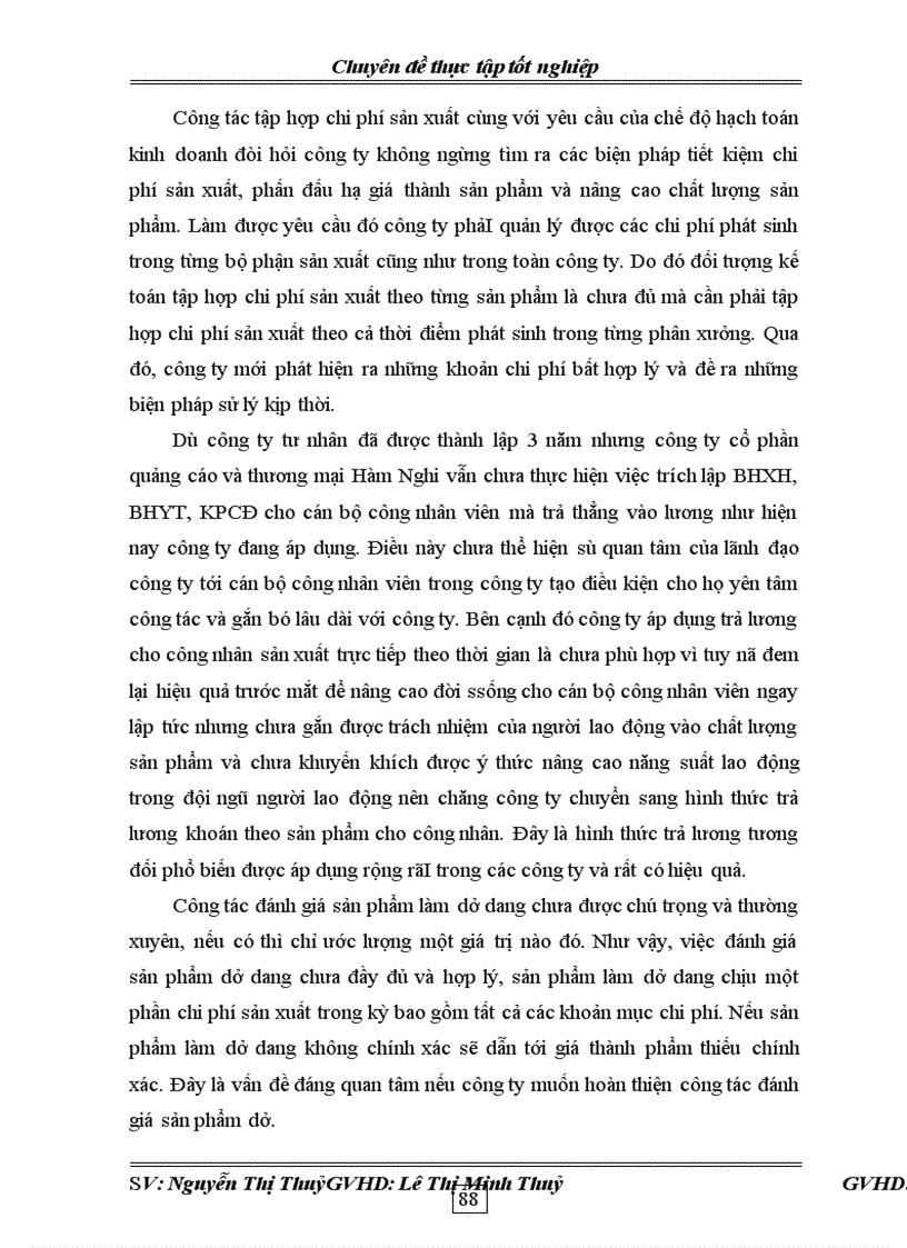 image for page Hoàn thiện công tác tổng hợp chi phí sản xuất và tính giá thành sản phẩm tại công ty Cổ phần Quảng cáo Hàm Nghi 1