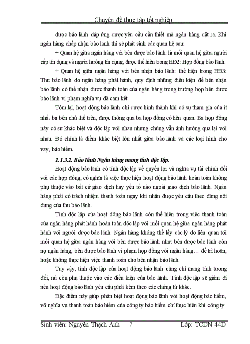 image for page Giải pháp nâng cao chất lượng hoạt động bảo lãnh tại chi nhánh NHCT tỉnh Hà Tây