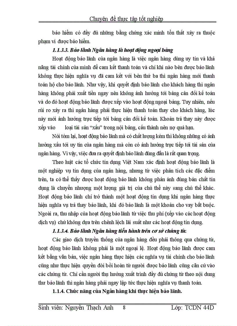 image for page Giải pháp nâng cao chất lượng hoạt động bảo lãnh tại chi nhánh NHCT tỉnh Hà Tây