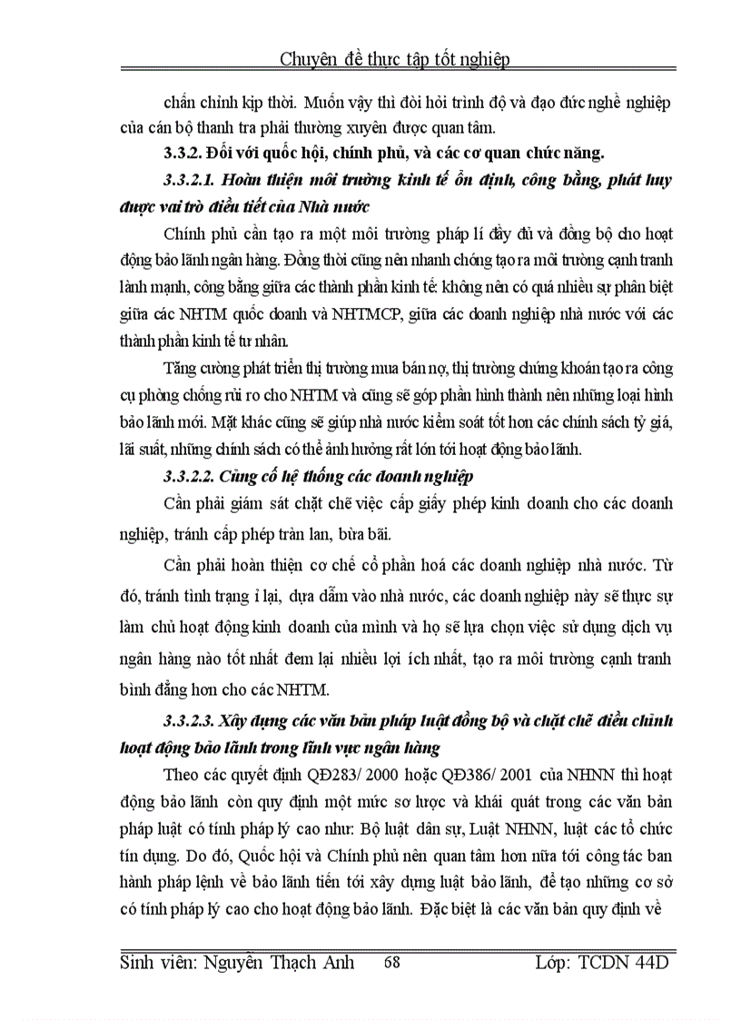 image for page Giải pháp nâng cao chất lượng hoạt động bảo lãnh tại chi nhánh NHCT tỉnh Hà Tây