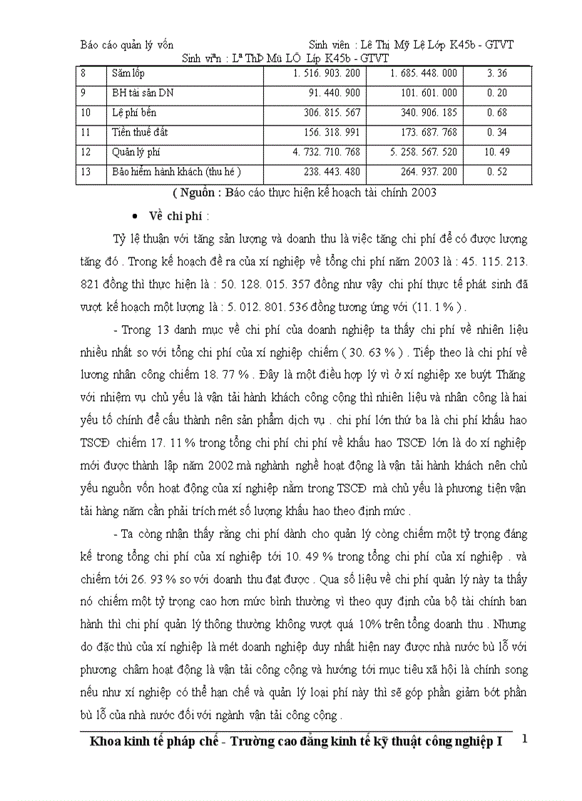 image for page Công tác quản lý và bảo toàn vốn tại Xí nghiệp xe Buýt Thăng Long