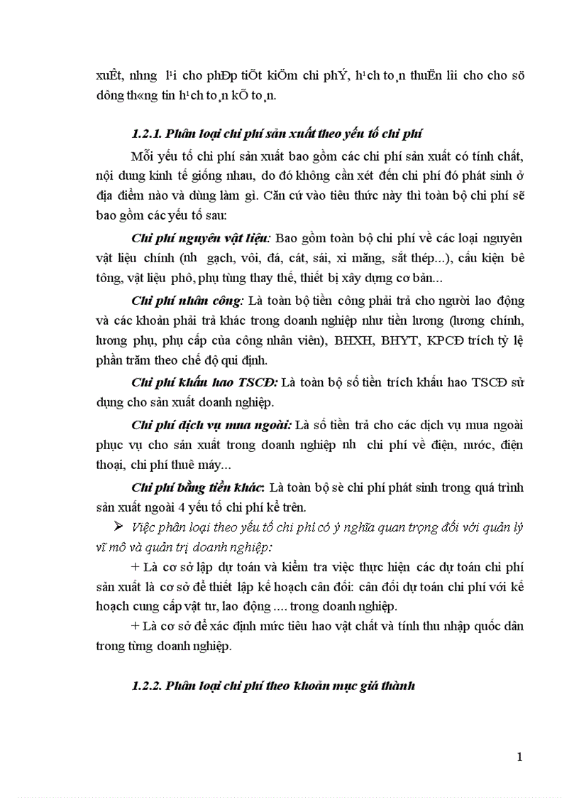 image for page Hoàn thiện hạch toán chi phí sản xuất và tính giá thành sản phẩm xây lắp tại Công ty Xây dựng số I 1