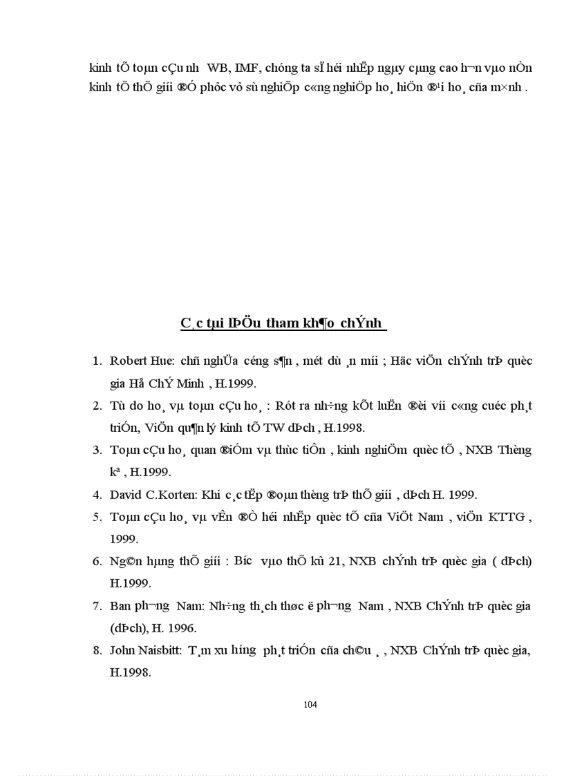image for page Toàn cầu hoá kinh tế và hội nhập kinh tế quốc tế của Việt Nam 1