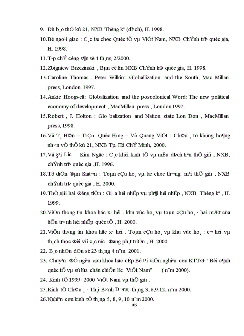 image for page Toàn cầu hoá kinh tế và hội nhập kinh tế quốc tế của Việt Nam 1