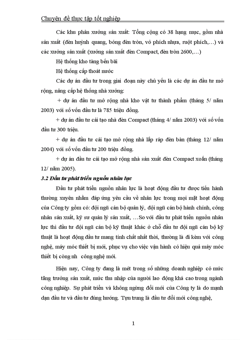 image for page Thực trạng và giải pháp đầu tư nâng cao khả năng cạnh tranh của Công ty Cổ phần Bóng đèn Phích nước Rạng Đông 1