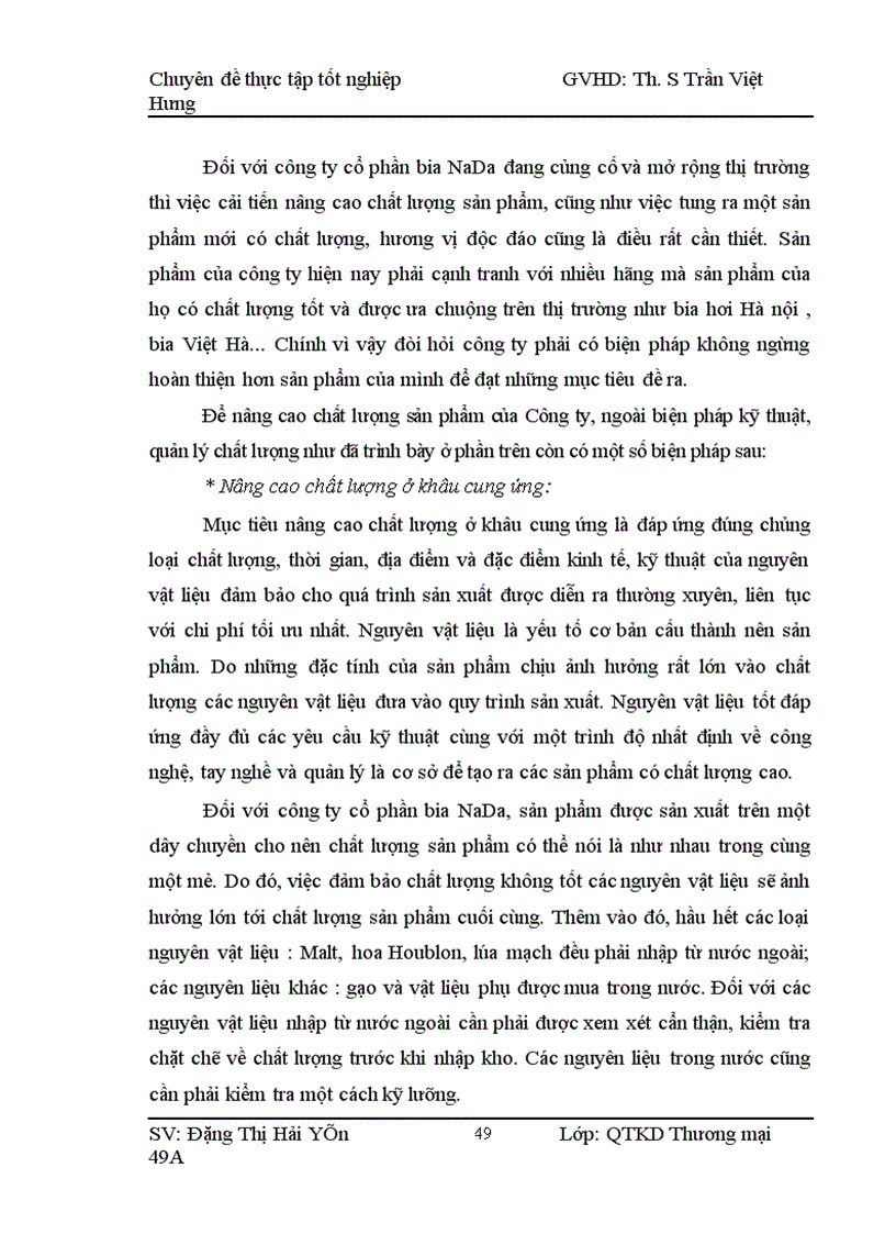 image for page Biện pháp thúc đẩy tiêu thụ sản phẩm bia của công ty cổ phần bia NaDa 1