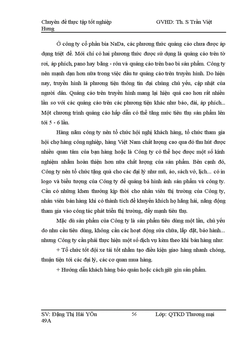 image for page Biện pháp thúc đẩy tiêu thụ sản phẩm bia của công ty cổ phần bia NaDa 1