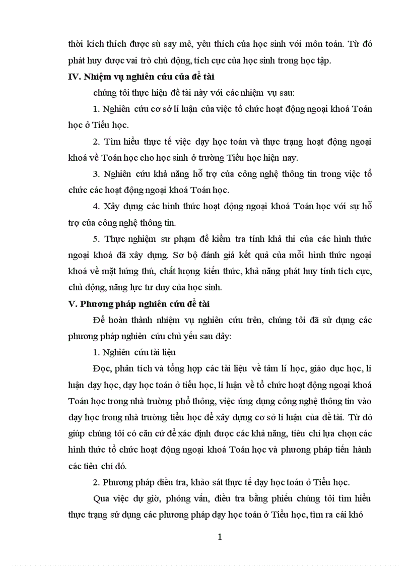 image for page tổ chức hoạt động ngoại khoá toán học với sự hỗ trợ của công nghệ thông tin