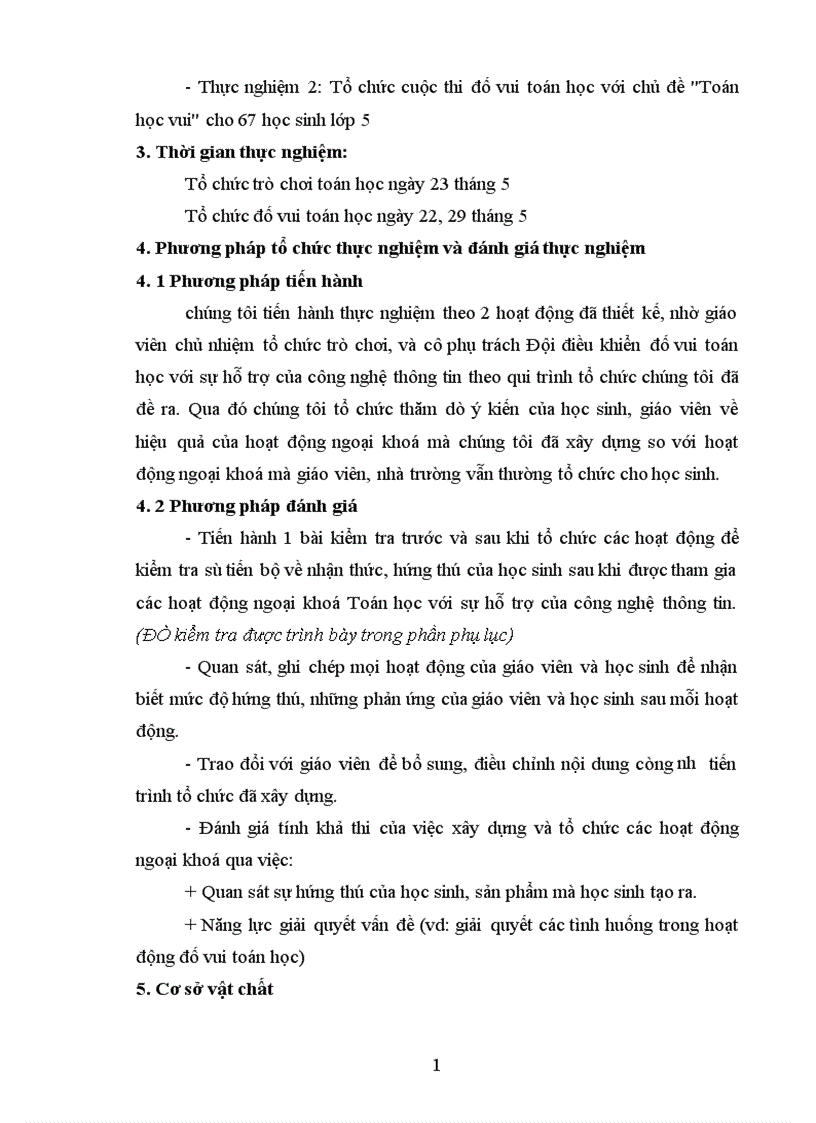 image for page tổ chức hoạt động ngoại khoá toán học với sự hỗ trợ của công nghệ thông tin