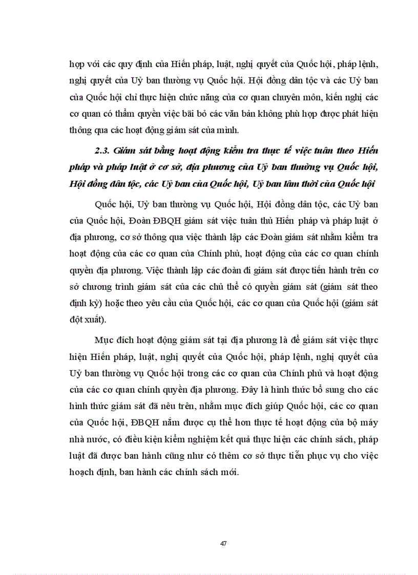 image for page Nâng cao hiệu quả hoạt động giám sát tối cao của quốc hội hiệu quả hoạt động giám sát của các cơ quan của quốc hội 1