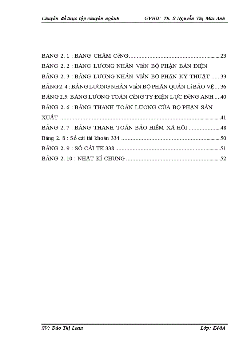 image for page Tổ chức hạch toán tiền lương và cỏc khoản trích theo lương ở Công ty Điện Lực Đông Anh