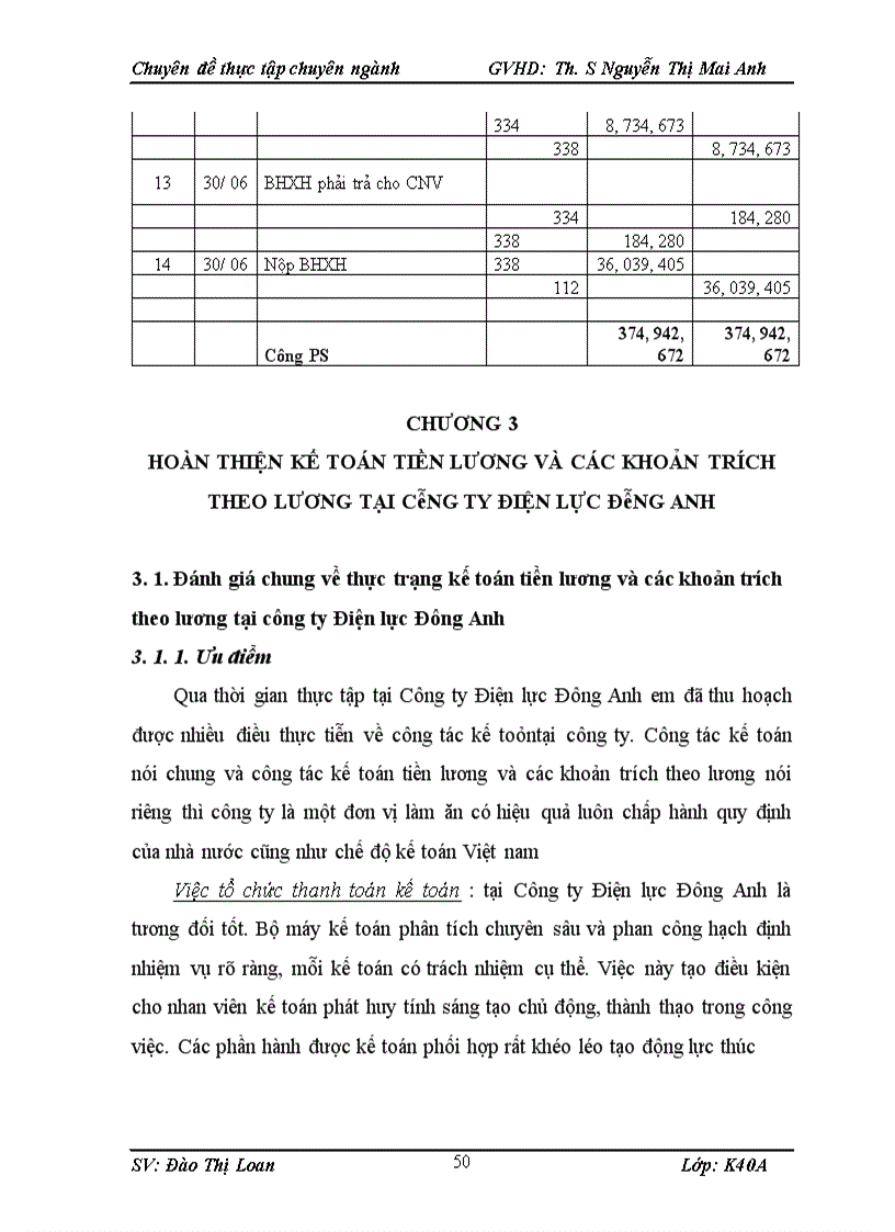 image for page Tổ chức hạch toán tiền lương và cỏc khoản trích theo lương ở Công ty Điện Lực Đông Anh