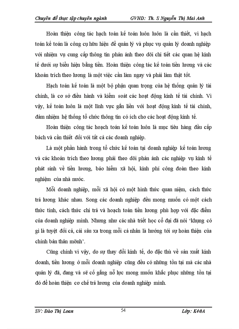 image for page Tổ chức hạch toán tiền lương và cỏc khoản trích theo lương ở Công ty Điện Lực Đông Anh