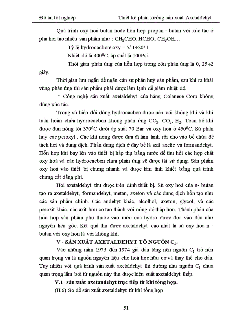 image for page Thiết kế phân xưởng sản xuất Axetaldehyt 1