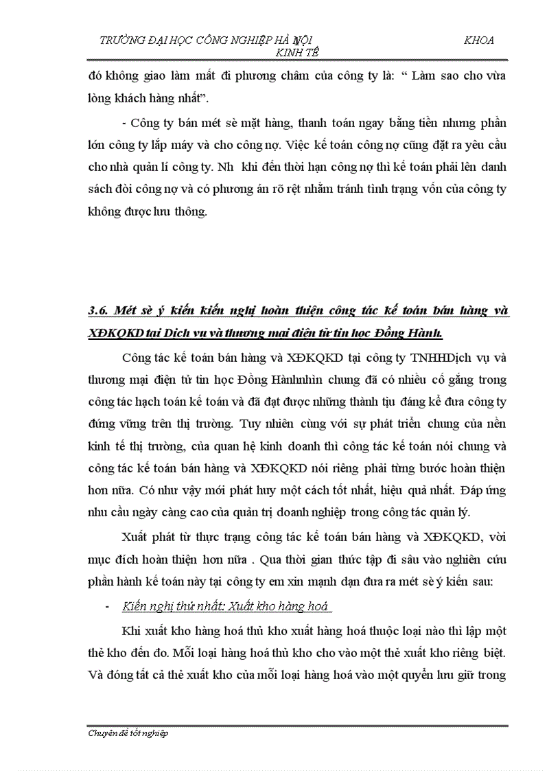 image for page Hoàn thiện công tác kế toán bán hàng và xác định kết quả kinh doanh tại công ty TNHH dịch vụ và thương mại điện tử tin học Đồng Hành 1