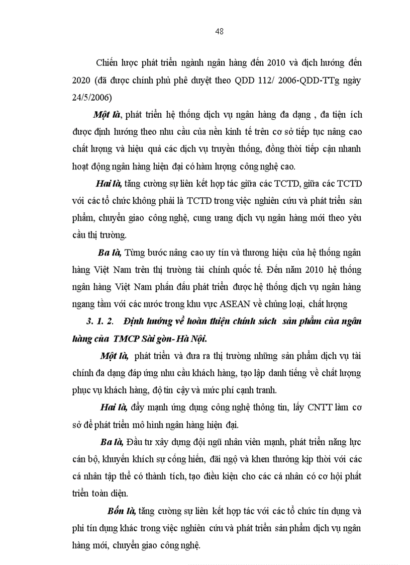 image for page Hoàn thiện chính sách sản phẩm nhằm nâng cao hiệu quả hoạt động kinh doanh của Ngân hàng thương mại cổ phần Sài Gòn Hà Nội