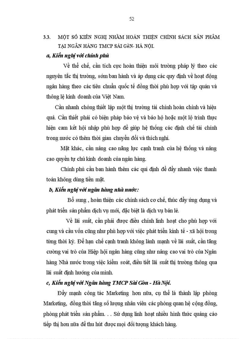 image for page Hoàn thiện chính sách sản phẩm nhằm nâng cao hiệu quả hoạt động kinh doanh của Ngân hàng thương mại cổ phần Sài Gòn Hà Nội