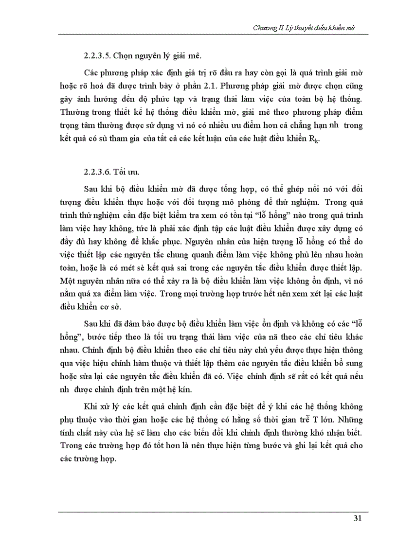 image for page Lý thuyết điều khiển mờ